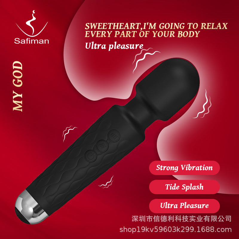 Explosive Vibrator Female Adult Sex Products AV Stick Stick Massage Stick Toy Factory