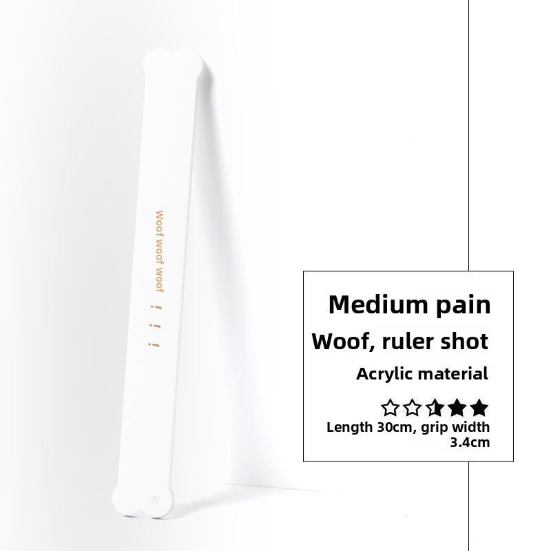 Punishment Training SM Props Acrylic Ruler Spanker Erotic Leather Spanker SP Leather Whip Pointer Alternative Adult Products