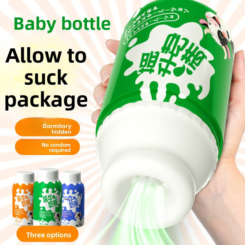 Baby Bottle Airplane Male Cup Inverted Mold Famous Device Penis Trainer Male Masturbation Artifact Adult Sex Toys