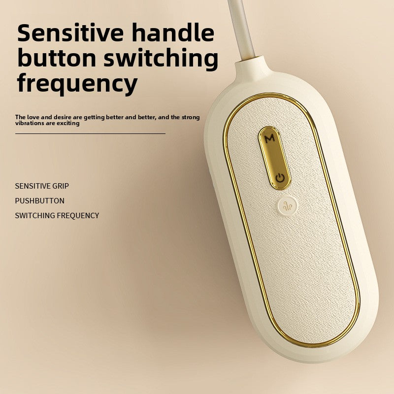 Double Cover Breast Suction Vibrator Strong Vibration Female Masturbator Shared Toy