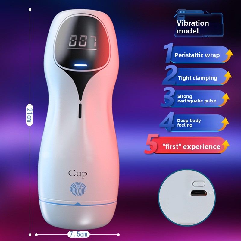 Adult Sex Inverted Mold Male Masturbator Automatic Intelligent Vibrating Heating Sex Toy