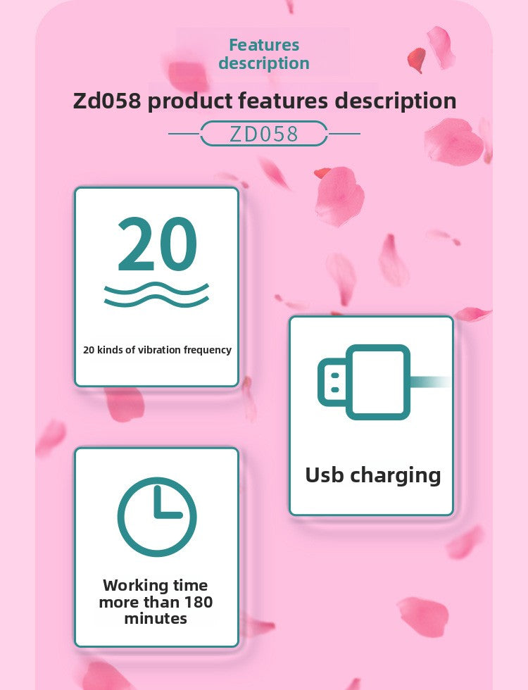 New Finger Vibrator G-Spot Instant Tide 20 Vibration Modes USB Rechargeable Portable Adult Sex Toy