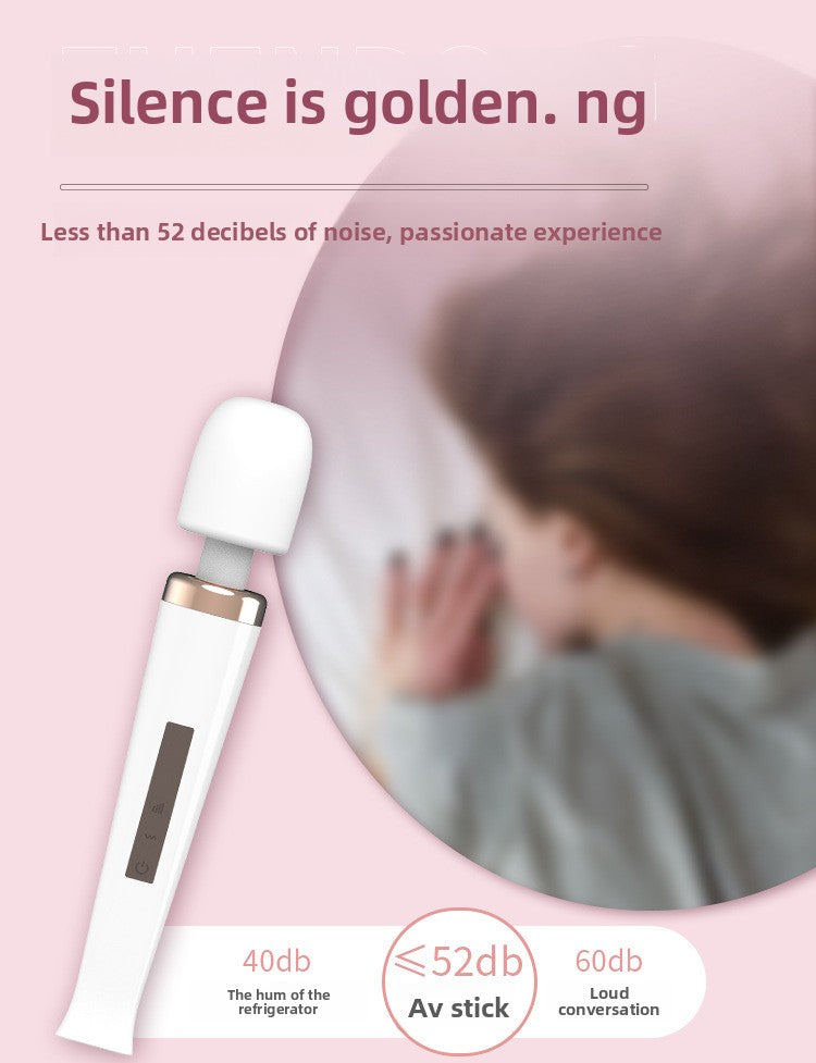 Lily Vibrator for Women Large AV Wand Multi-frequency Vibration G-spot Stimulation Masturbator Adult Sex Toys