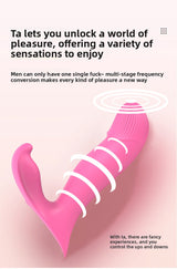 Wireless Remote Control Female Invisible Wearable Vibrator Pulse Instant Orgasm Dildo Masturbator Sex Toy