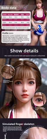 Full Body Silicone Solid Doll for Men Inflatable Insertable Equal Body Hand Doll for Men Sex Adult Products for Men