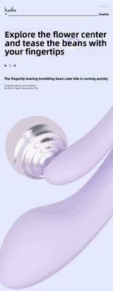 Soft Vibrator Dual Vibrator Insertion G-Spot Masturbator for Women Adult Sex Toys Customizable