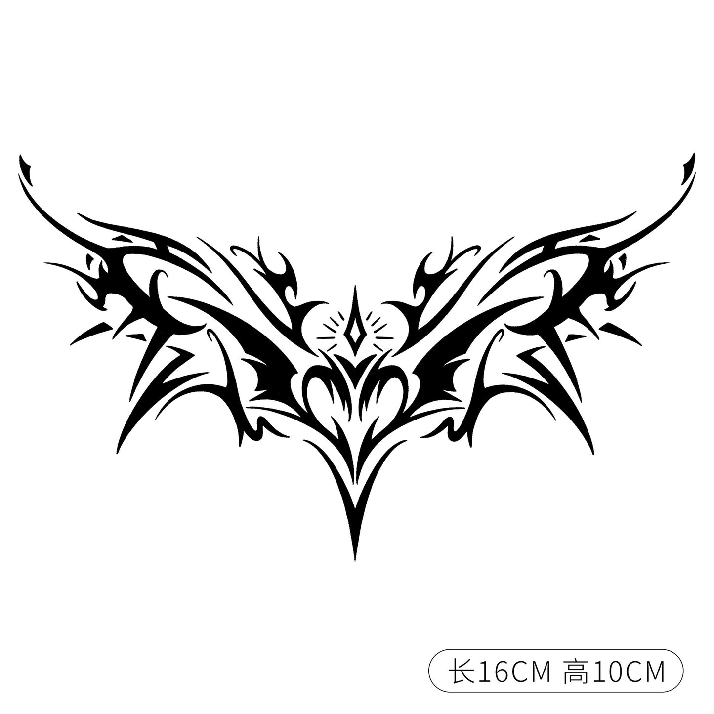 sm Sexy Props Succubus Herbal Tattoo Stickers Female Butterfly Wing Tattoo Stickers Adult Products