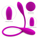 Double-Headed Vibrating AV Egg Female Clitoral Masturbator Instant Orgasm Adult Sex Toys Cross-Border