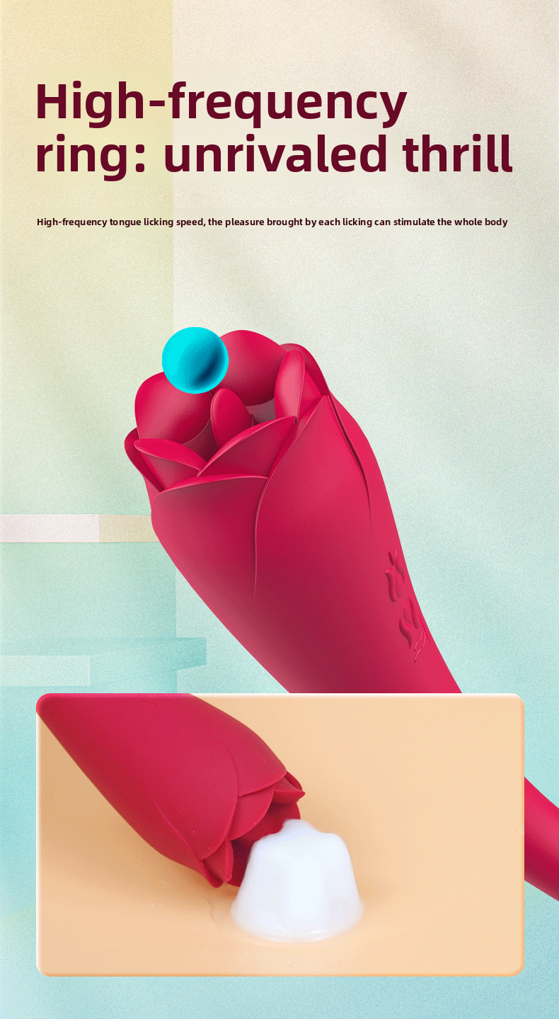 Tongue Licking G-Spot Vibrator for Women, Adult Sex Toy, Vibrating Tongue G-Spot Stick