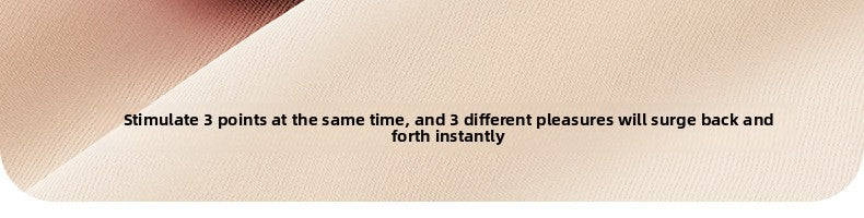 New three-in-one vibrator tongue licking and flapping vibrator G-spot flapping into I-person products female masturbator