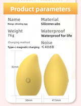 Hot New Product Female Sex Toy Banana Pear Mango Vibrator Multi-frequency Vibration Masturbation Device Magnetic Charging Base