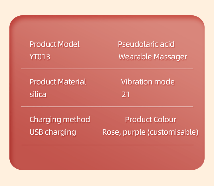 Liquid Silicone Female Wearable Vibrator Vibrating Massager Adult Fun