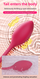 Female Double Vibrator for Young Women Rose Flirting Masturbation Sex Toy Tongue Licking Vibrator