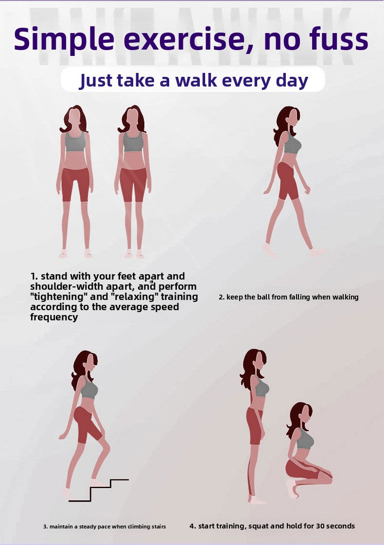 Kegel Beginner Exercise for Women Pelvic Floor Muscle Repair Tightening Vagina Dumbbell Female Sex Toy Kegel Ball