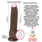 Fake Penis Realistic Telescopic Swinging Dildo Realistic Female Silicone Masturbator Vibrator Adult Sex Toys