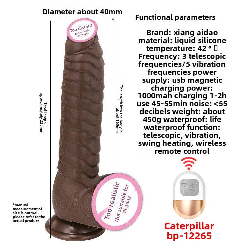 Fake Penis Realistic Telescopic Swinging Dildo Realistic Female Silicone Masturbator Vibrator Adult Sex Toys