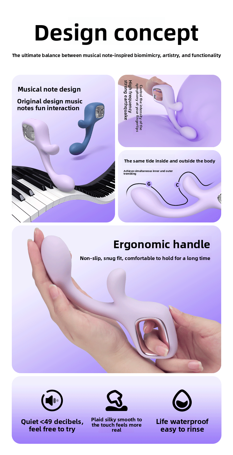 Female G-Spot Vibrator Hard Rod Body Enhancing Vibration Clitoris Adult Female Masturbation