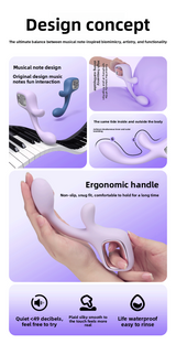 Female G-Spot Vibrator Hard Rod Body Enhancing Vibration Clitoris Adult Female Masturbation