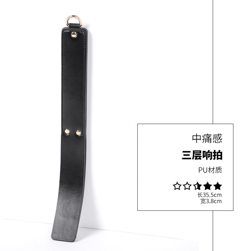 Punishment Training SM Props Acrylic Ruler Spanker Erotic Leather Spanker SP Leather Whip Pointer Alternative Adult Products