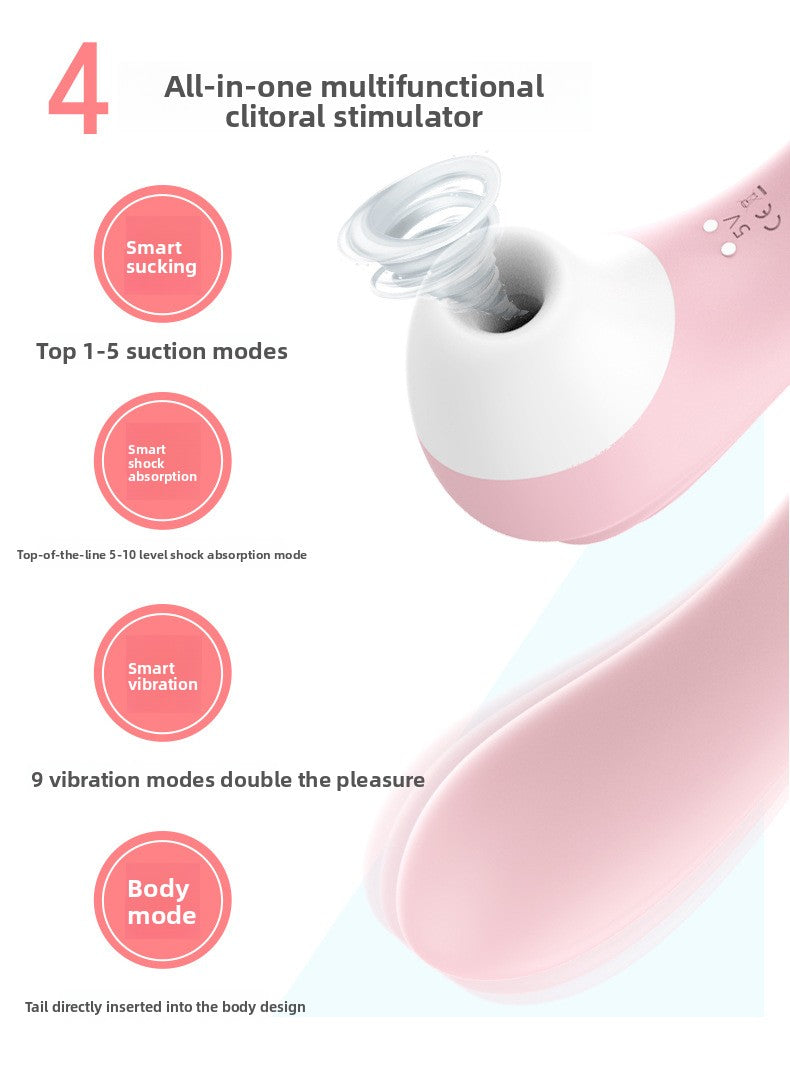 10 Frequency Suction Vibrator USB Magnetic Charging Suction Device No Hole Suction Vibrator for Women