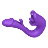 New Product Tongue Licking Patting Vibrator Female Masturbation Device G-spot Orgasm Simulation Dildo Sex Toys