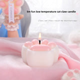SM props fun low temperature candle couple training wax cute cat claw candle