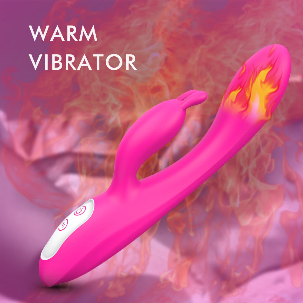 Rabbit Vibrator Adult Sex Toy Heating Vibrator Sex Products Female Masturbator