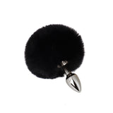 Sexy SM Props Mini Fur Ball Rabbit Tail Anal Plug Female Back Chamber Anal Expander Adult Products