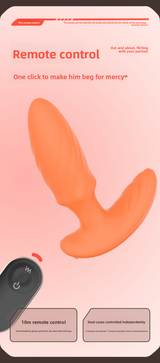 Recommended 360 Degree Rotating Silicone Anal Plug Toy Sex Products Back Court Female Toy Vibrating Anal Plug