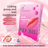 Fruity Oral Sex Mask for Men and Women, Cunnilingus Mask for Couples, Intimate Flirting Tool, Adult Sex Toys