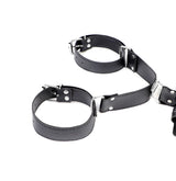 Sex Toys SM Props Binding Backhand Handcuffs Restraint Training Female Leather Handcuffs Adult Sex Products