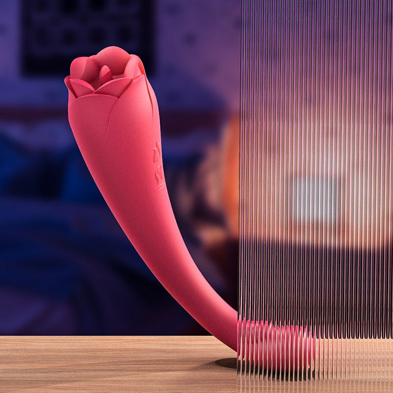 Tongue Licking G-Spot Vibrator for Women, Adult Sex Toy, Vibrating Tongue G-Spot Stick