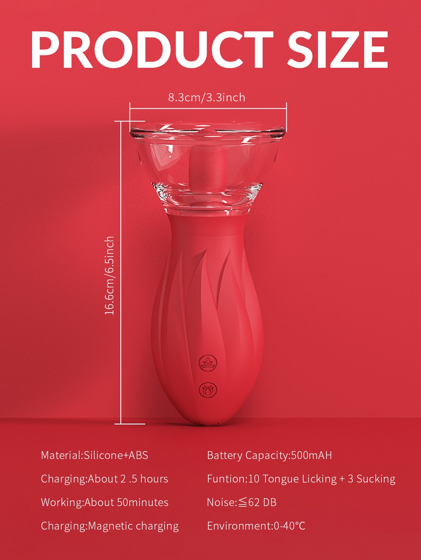 Clitoral Tongue Licking Sucking Device Breast Massage G-spot Vibrator Adult Sex Toys Female Masturbator Sex Toys