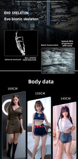 Silicone Doll Full Body Entity Non-Inflatable Smart Adult Sex Products Entity Doll for Men