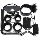 Sex Toys SM Props 10-Piece Set Binding Rope Restraints Handcuffs Training Mouth Gag Nipple Clamps Alternative Adult Sex Products
