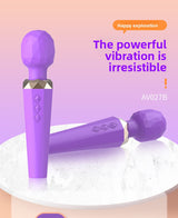 Cross-border crystal vibrator adult AV massage stick sex toys