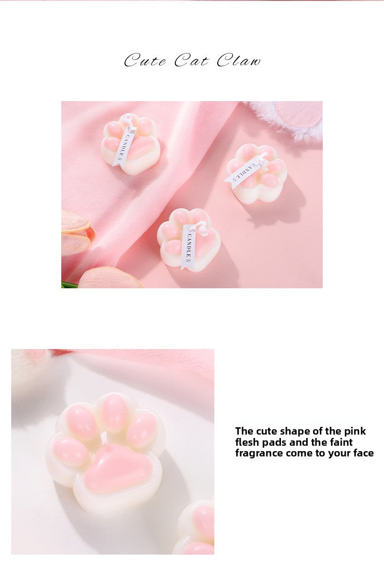 SM props fun low temperature candle couple training wax cute cat claw candle