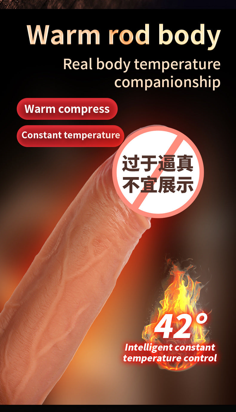 Electric Female Realistic Dildo Silicone Thick Vibrator Masturbator Female Sex Toys