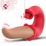 Cross-border New Product Female Simulated Tongue Vibrating Masturbator Tongue Licking Vibrator Adult Flirting Sex Toys Wholesale