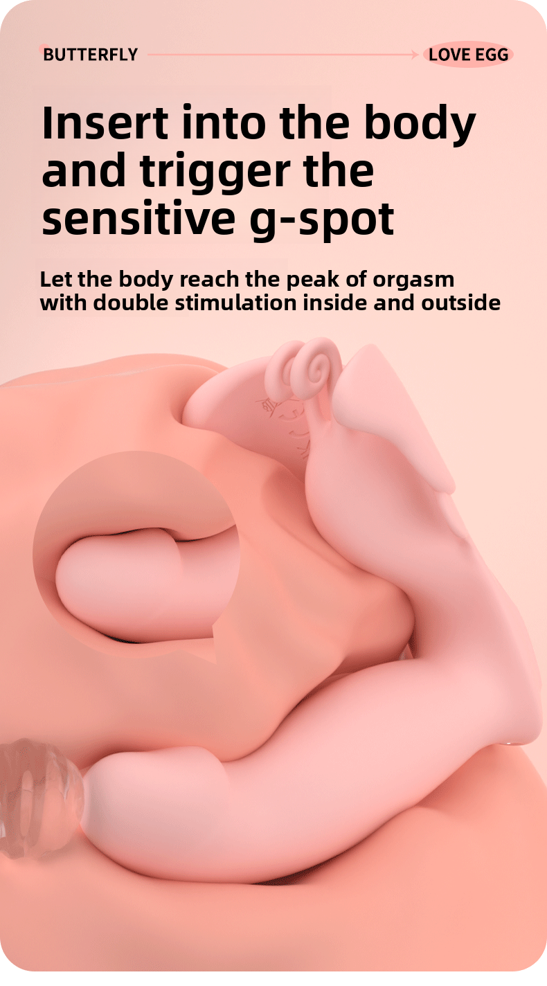 Butterfly Wearable Remote Control Vibrator Female Masturbator Clitoris Stimulation Adult Toy Vibrator for Women Orgasm