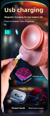 Fake Penis Realistic Telescopic Swinging Dildo Realistic Female Silicone Masturbator Vibrator Adult Sex Toys