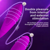 Double-Headed Vibrating AV Egg Female Clitoral Masturbator Instant Orgasm Adult Sex Toys Cross-Border