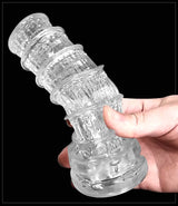 Transparent Airplane Cup Male Sucking Training Masturbator Adult Toy Inverted Mold Sex Toy
