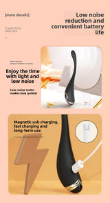 Domestic Mini G-Spot Vibrator for Women Strong Vibration Fixed Curved Adult Sex Toy Female Masturbator