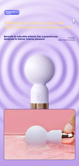 Mini Massage Stick Dormitory Silent Vibrator Female Masturbator Adult Clitoral Masturbation Massage AV Stick