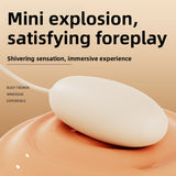 Double Cover Breast Suction Vibrator Strong Vibration Female Masturbator Shared Toy