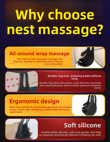 Semen Locking Ring Male Masturbator Testicle Trainer Penis Sleeve Adult Products Semen Locking Vibrating Ring