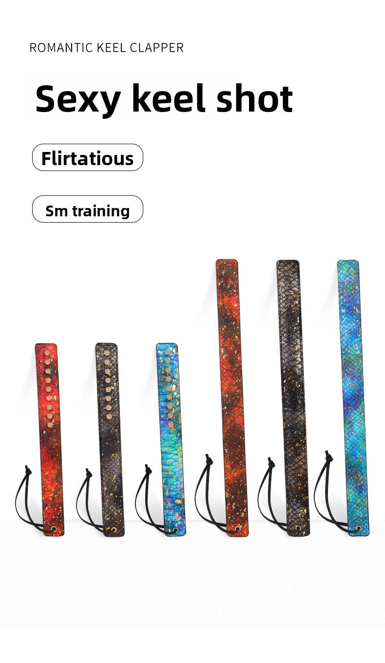 Sex Toys SM Props Rivet Dragon Bone Spanker Couple Training Spanking Abusive Torture Tool Leather Spanker Adult Products