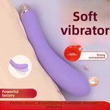 Eggplant Vibrator Bendable Vibrator Female Masturbation Toy Adult Female Vibrator Insertable