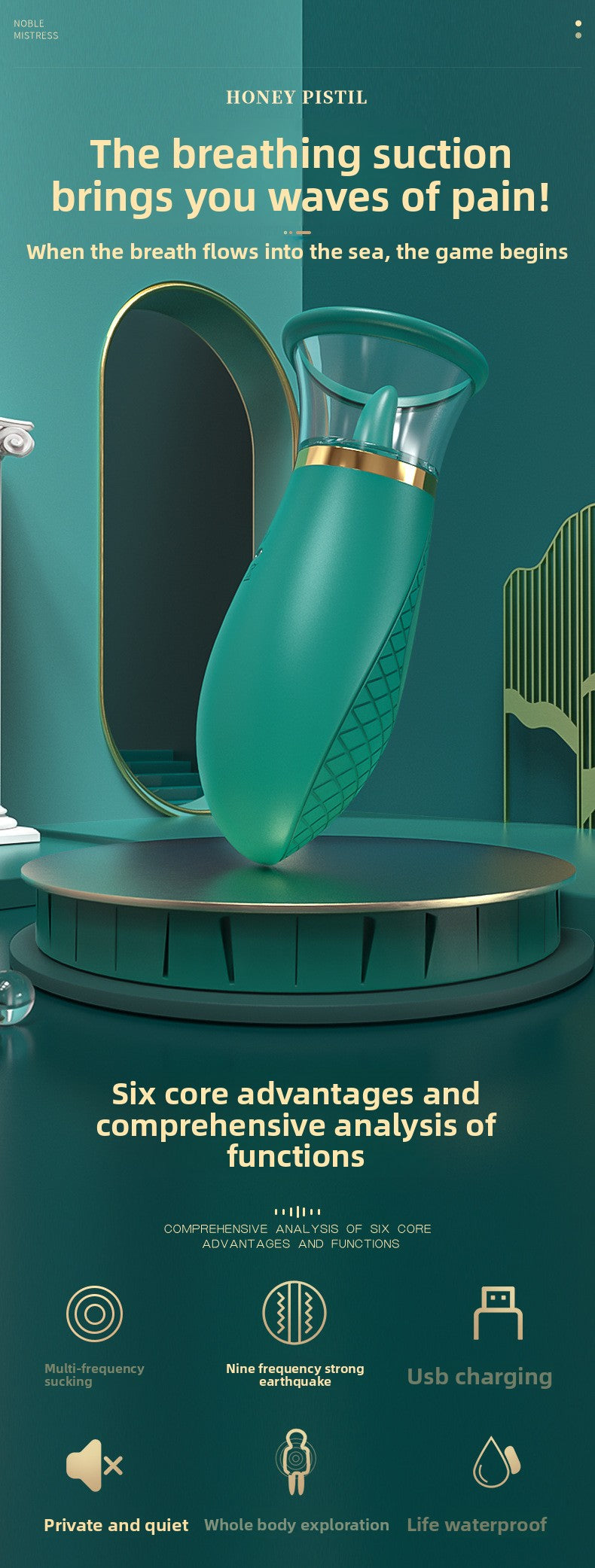 Tongue Licking Device Clitoral Stimulation Sucking Female Products Sex Toys Female Masturbator Female Orgasm Licking Device